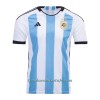 Camiseta de fútbol Argentina 3 Star Primera Equipación Mundial 2022 - Hombre